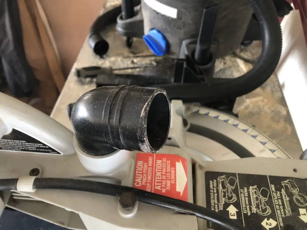 miter saw shop vac adapter