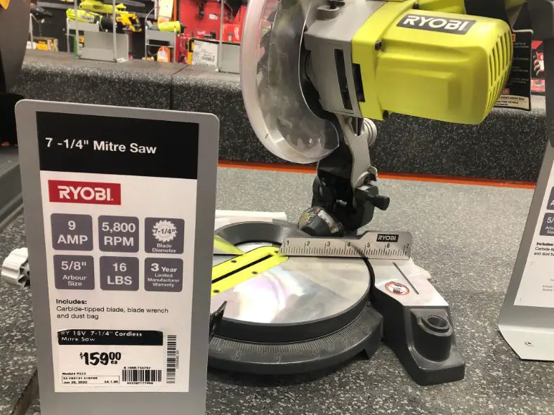 Entry level miter saw