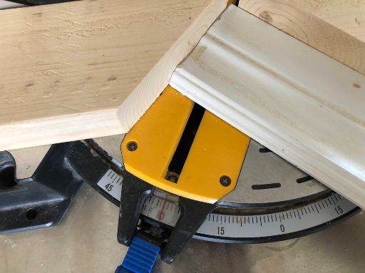 75 degree cut with a miter saw