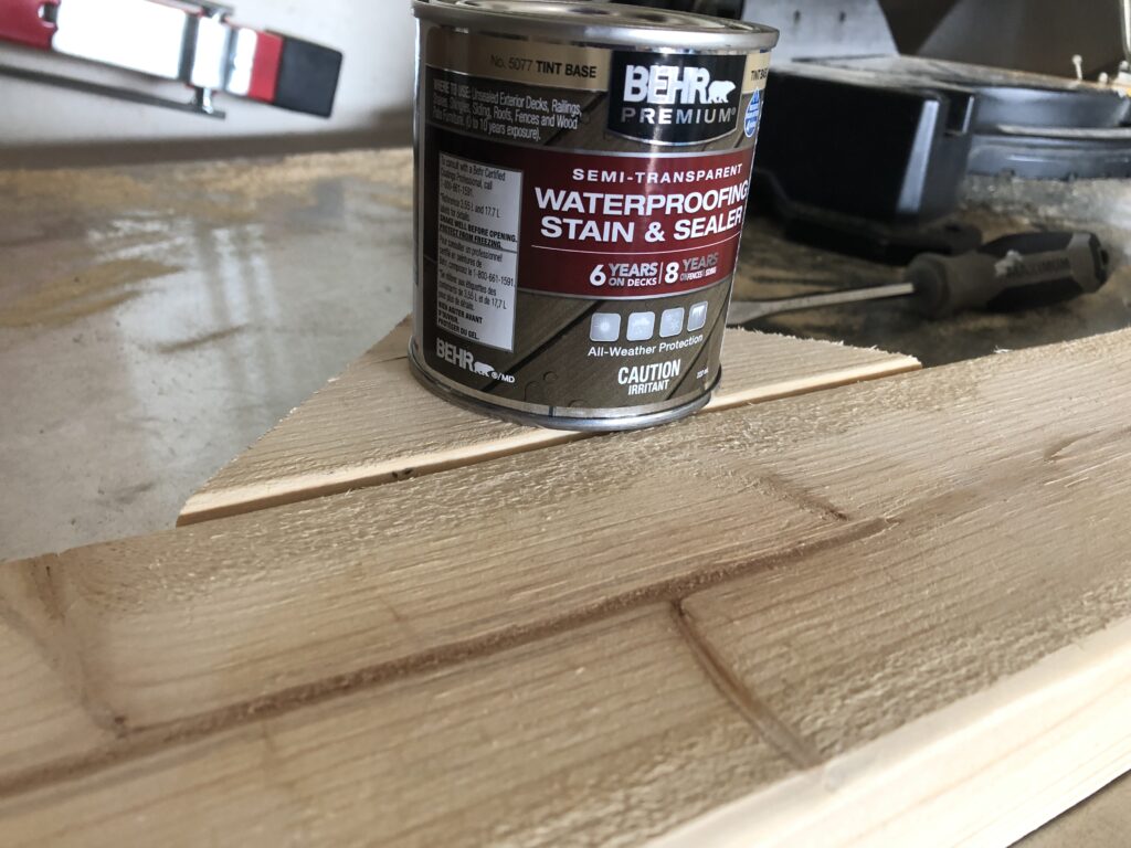 wipe off excess wood stain