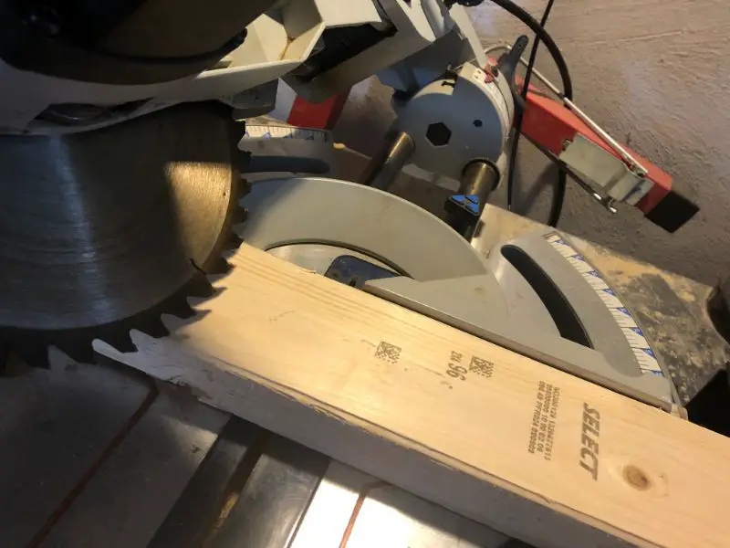 miter saw bevel cut not straight