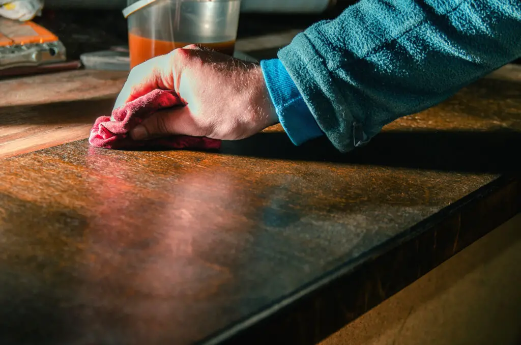 buffing danish oil